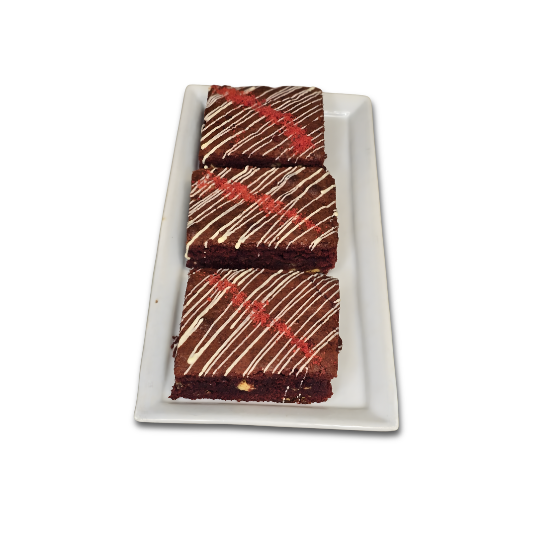 Red Velvet &amp; White Chocolate Brownie