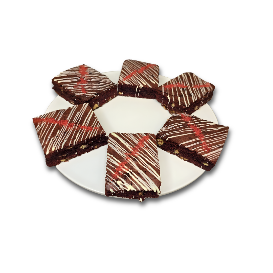 Red Velvet &amp; White Chocolate Brownie