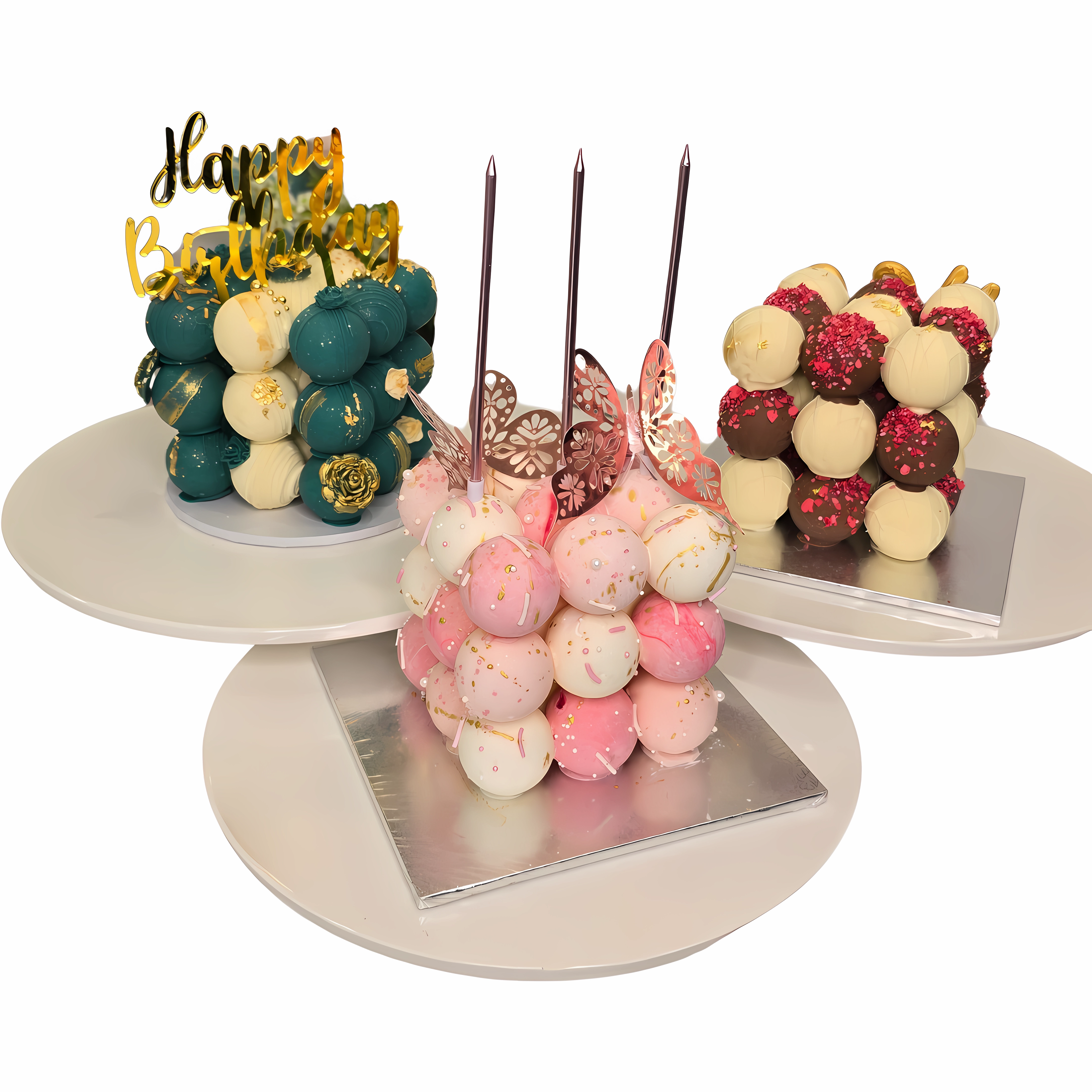 Green Cakepop Cake